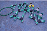 LOT OF MEDICAL FITTINGS O2 COUPLER 2153